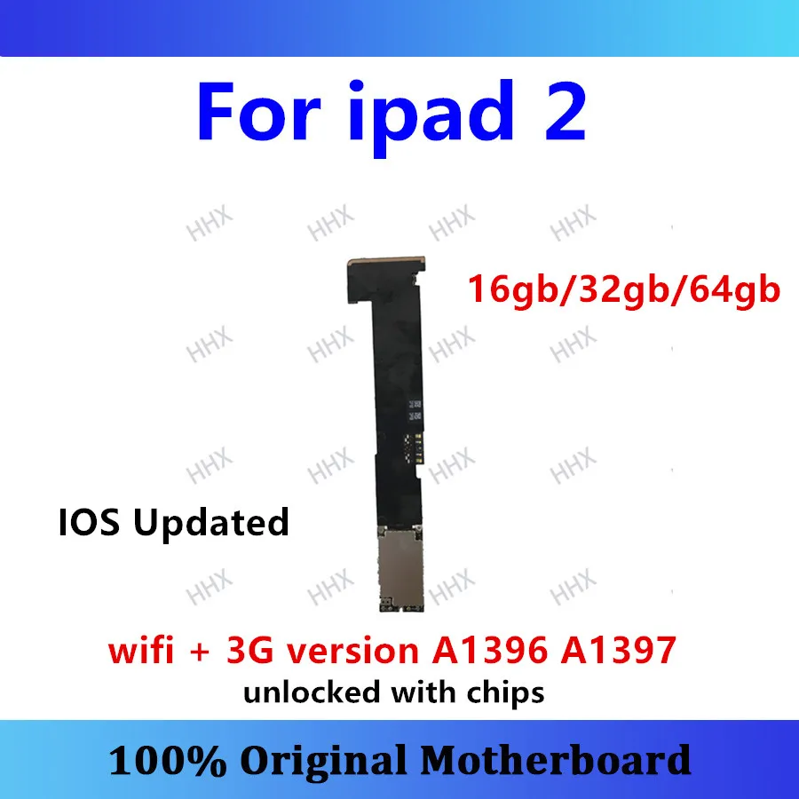 For ipad 2 motherboard Wifi+3G version A1396 A1397 16gb/32gb/64gb unlocked mainboard for ipad 2 board 3G IOS Updated sim card MB
For ipad 2 motherboard Wifi+3G version A1396 A1397 16gb/32gb/64gb unlocked mainboard for ipad 2 board 3G IOS Updated sim card MB