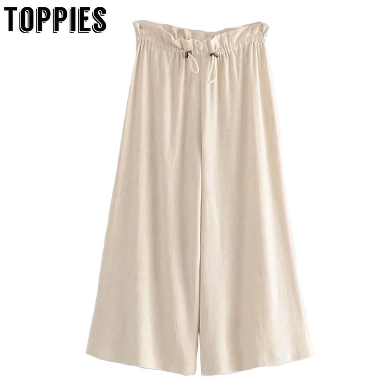 Summer Linen Pants Drawstring Waist Loose Pants Women Leisure Wide Leg Pants Casual Streetwear
Summer Linen Pants Drawstring Waist Loose Pants Women Leisure Wide Leg Pants Casual Streetwear