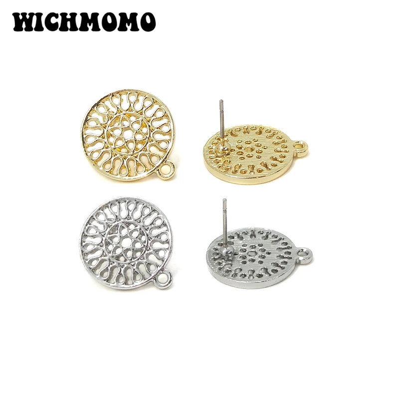 New Fashion 19*16mm 10pieces/bag Zinc Alloy Round Hollow Out Earring Base Connectors Linker for DIY Earring Jewelry Accessories
New Fashion 19*16mm 10pieces/bag Zinc Alloy Round Hollow Out Earring Base Connectors Linker for DIY Earring Jewelry Accessories