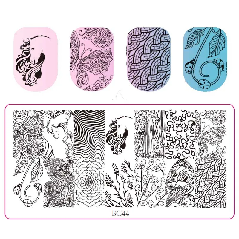 Halloween Nail Stamping Template Rectangle Flower Kangaroo Animal Geometry Design Nail Art Stamp Template Image Plate Stencil
Halloween Nail Stamping Template Rectangle Flower Kangaroo Animal Geometry Design Nail Art Stamp Template Image Plate Stencil