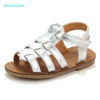 Kids Sandals New Summer Girls Sandals Bright Leather Baby Boys Girl Toddler Sweet Princess Gold Silver Children Beach Shoes 
Kids Sandals New Summer Girls Sandals Bright Leather Baby Boys Girl Toddler Sweet Princess Gold Silver Children Beach Shoes