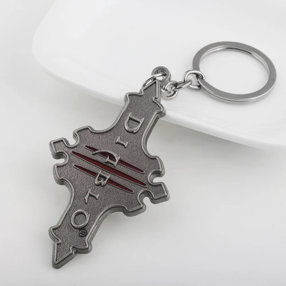 SG Newest Action RPG Classic Game Diablo 3 Keychain Free Shipping DIABLO Logo Key Chains Fashion Men Keyring For Game Fans
SG Newest Action RPG Classic Game Diablo 3 Keychain Free Shipping DIABLO Logo Key Chains Fashion Men Keyring For Game Fans