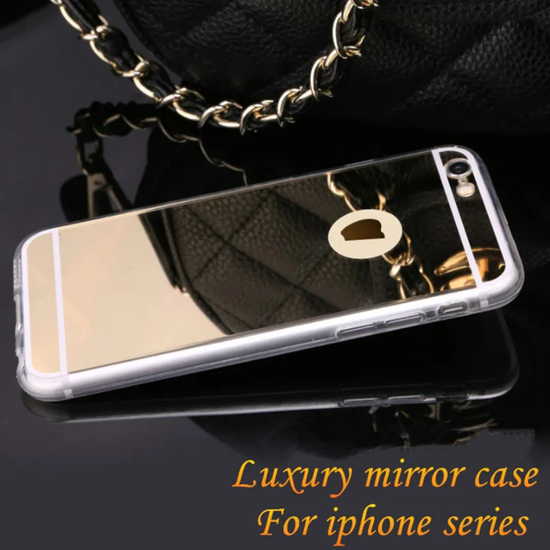 High Quality Fashion Deluxe Electroplating Mirror TPU Clear Soft Phone Case For iPhone 4 4S 5 5S SE 6S 6 7 Plus Back Cover Capa
High Quality Fashion Deluxe Electroplating Mirror TPU Clear Soft Phone Case For iPhone 4 4S 5 5S SE 6S 6 7 Plus Back Cover Capa