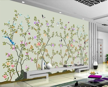 beibehang Custom wallpaper mural photos large Chinese hand-painted flowers and birds nostalgic garden wall decoration painting
beibehang Custom wallpaper mural photos large Chinese hand-painted flowers and birds nostalgic garden wall decoration painting