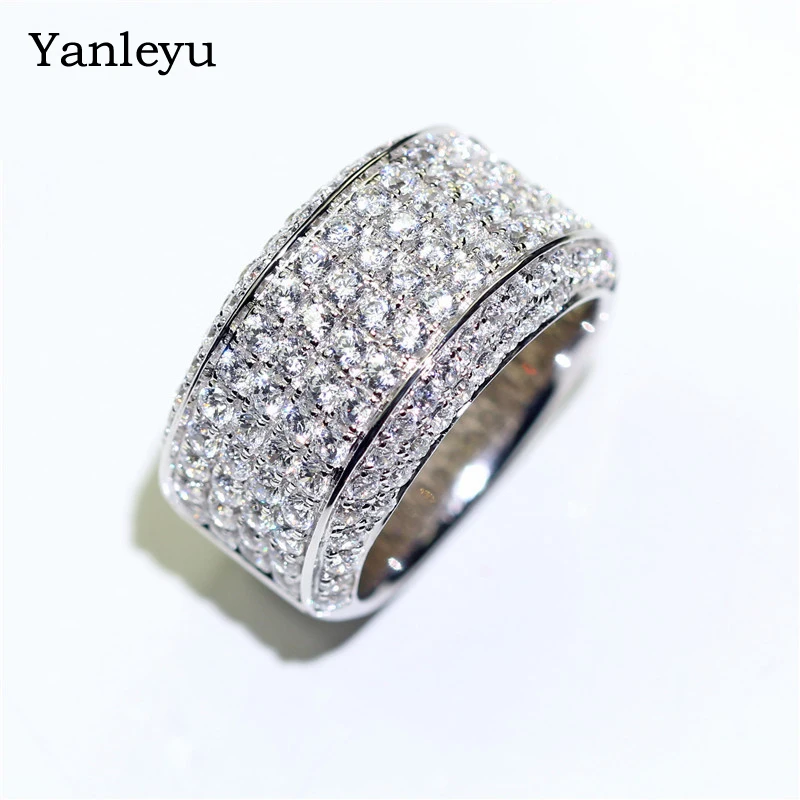 Роскошное Большое модное кольцо Yanleyu из серебра 925 пробы, мужские ювелирные изделия, сверкающее обручальное кольцо с кристаллом циркония класса ААА +, кольцо на палец PR340
Роскошное Большое модное кольцо Yanleyu из серебра 925 пробы, мужские ювелирные изделия, сверкающее обручальное кольцо с кристаллом циркония класса ААА +, кольцо на палец PR340