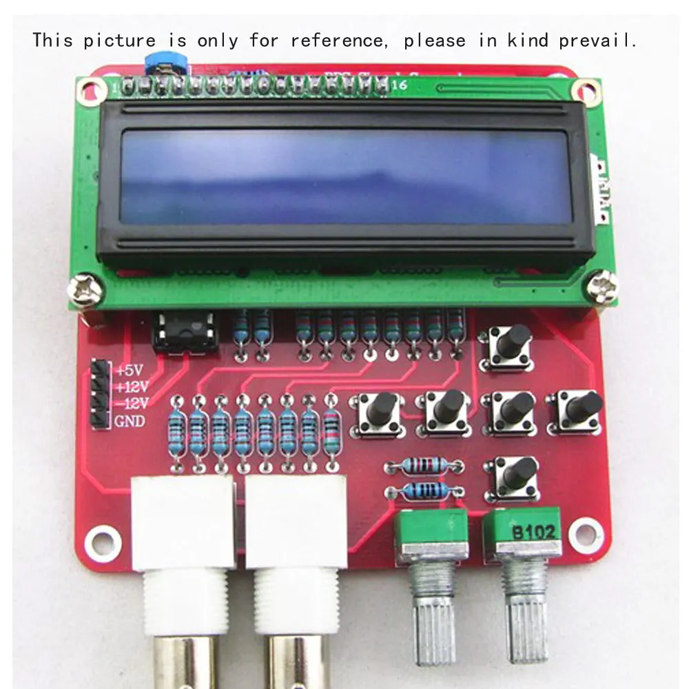 DDS Function Signal Generator DIY Kit Frequency Meter Square Sawtooth Triangle Wave DIY Parts Signal Source Components Generator
DDS Function Signal Generator DIY Kit Frequency Meter Square Sawtooth Triangle Wave DIY Parts Signal Source Components Generator