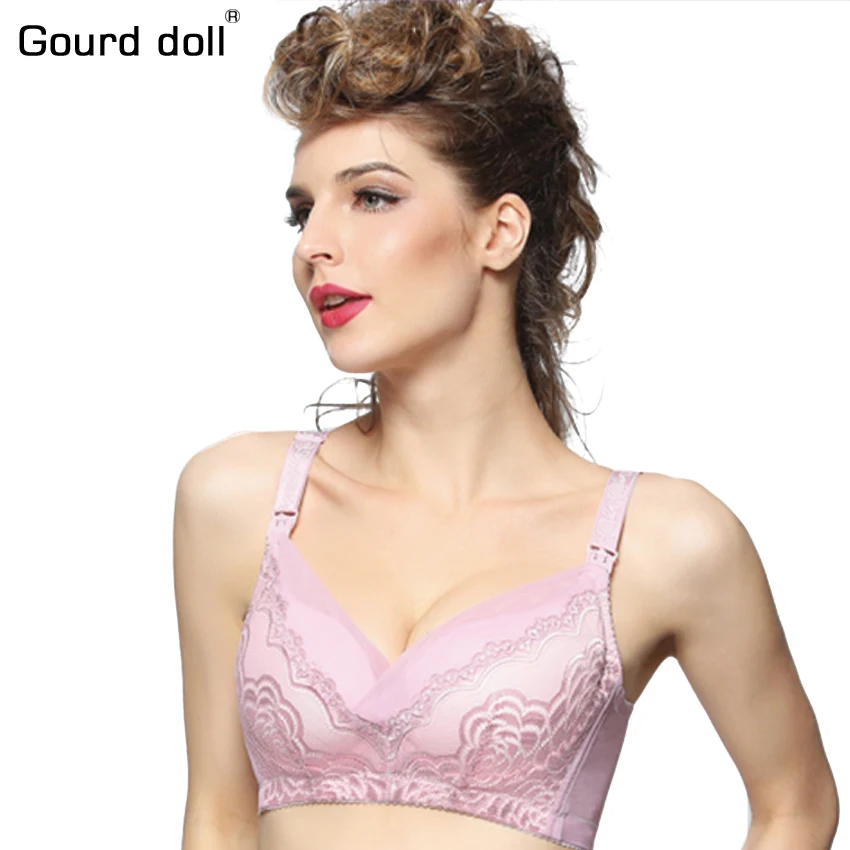 Gourd doll Maternity Nursing Bra lace wire free Front button Pregnancy Breastfeeding bra for Pregnant women Underwear clothing
Gourd doll Maternity Nursing Bra lace wire free Front button Pregnancy Breastfeeding bra for Pregnant women Underwear clothing