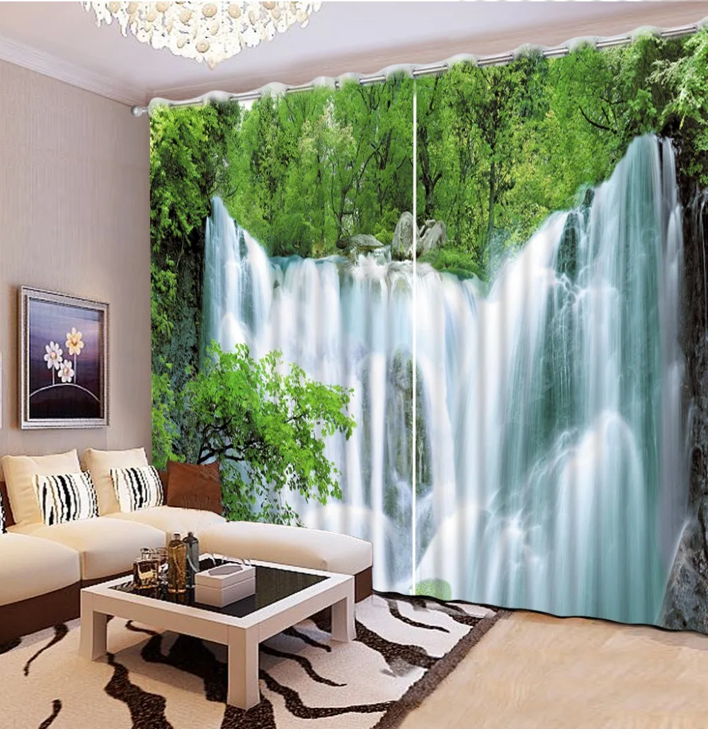 Photo Customize size curtains for living room green window waterfall living room curtains living room window
Photo Customize size curtains for living room green window waterfall living room curtains living room window