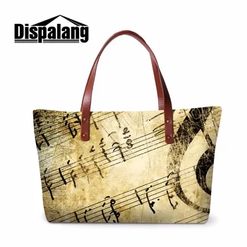 Dispalang Branded Art Handbag for Girls Musical Notes Printing Shoulder Hand Bag Large Tote Bag for Women Summer Shoulder Bag
Dispalang Branded Art Handbag for Girls Musical Notes Printing Shoulder Hand Bag Large Tote Bag for Women Summer Shoulder Bag