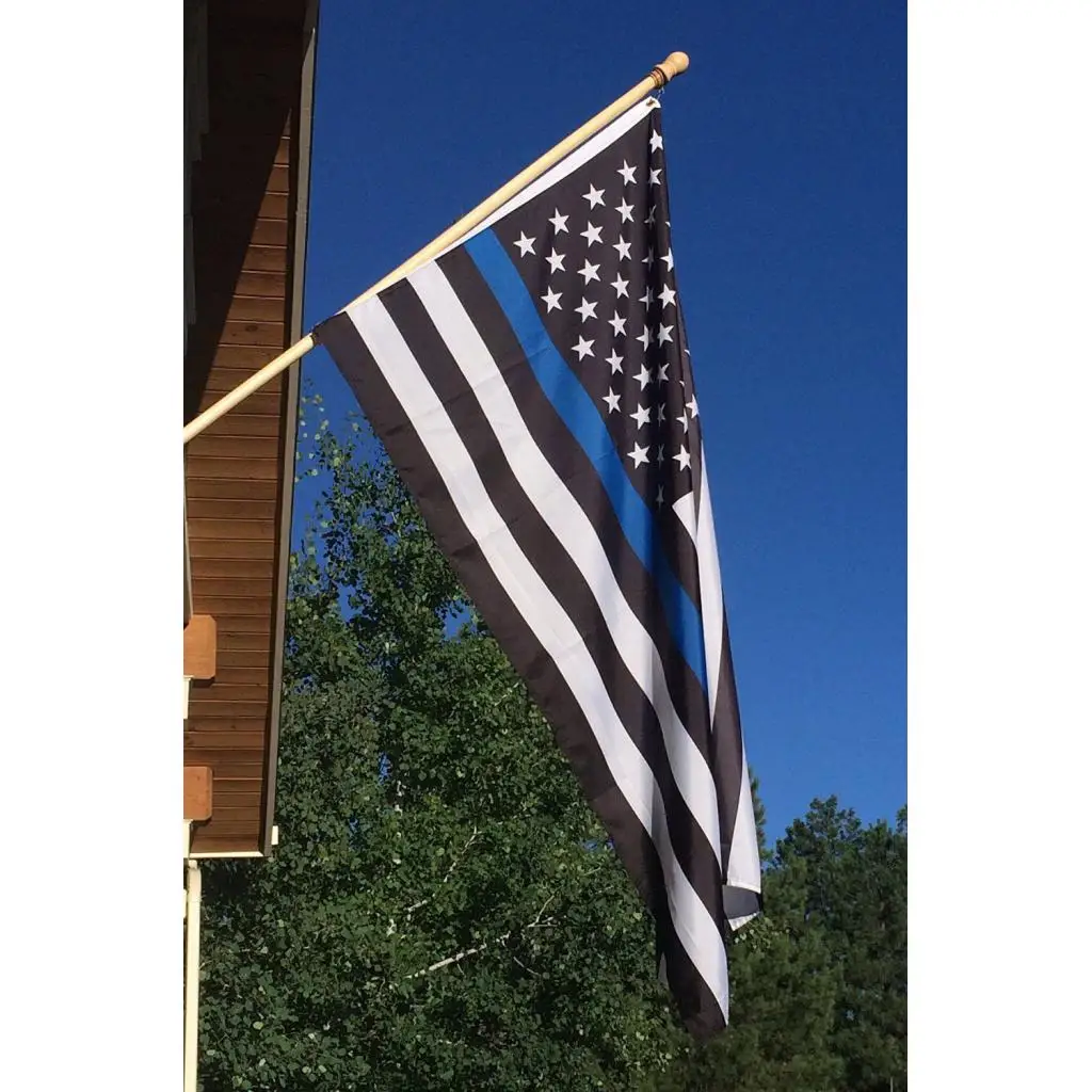90 X 150cm USA Police Blue Line Memorial American 3ft X 5ft Flag Banners 90 X 150cm USA Police Blue Line Memorial American 3ft X 5ft Flag Banners