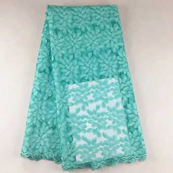 Nigerian lace fabrics 2019 net corded embroidery with stones 002 African Wedding lace 5Yds/Lot for party
Nigerian lace fabrics 2019 net corded embroidery with stones 002 African Wedding lace 5Yds/Lot for party
