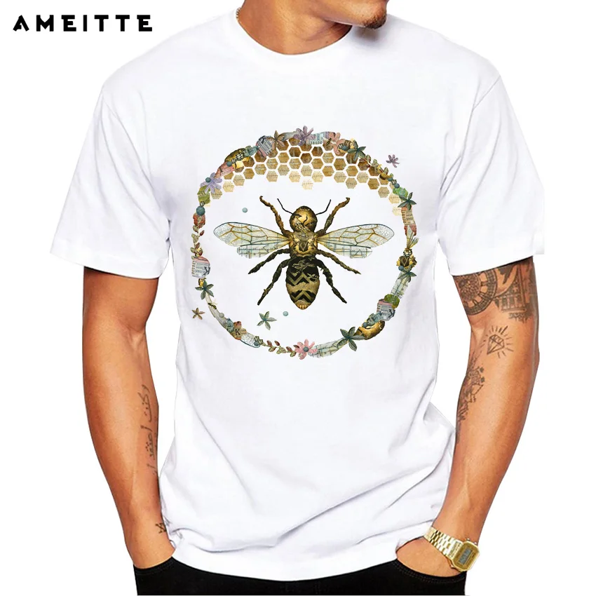 2019 AMEITTE Bee Honey Printed T Shirt Men's Hipster Animals Print Tops Summer Comfortable Soft O-Neck Short Sleeve Tee Shirt
2019 AMEITTE Bee Honey Printed T Shirt Men's Hipster Animals Print Tops Summer Comfortable Soft O-Neck Short Sleeve Tee Shirt