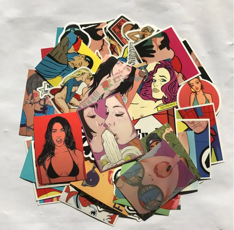 52Pcs different Styling Pvc Waterproof Sexy beauty Girls Stickers For Laptop Motorcycle Skateboard Luggage Decal Toy Sticker
52Pcs different Styling Pvc Waterproof Sexy beauty Girls Stickers For Laptop Motorcycle Skateboard Luggage Decal Toy Sticker