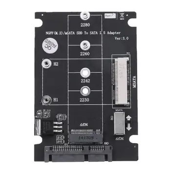 2 in 1 Converter Adapter Riser Card Small Board NGFF M.2 B+M Key Mini PCI-E or mSATA SSD to SATA III Drive Adapter Card
2 in 1 Converter Adapter Riser Card Small Board NGFF M.2 B+M Key Mini PCI-E or mSATA SSD to SATA III Drive Adapter Card