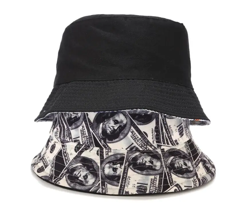 2019 Two Side Reversible The US dollar bucket hat for men women hip hop fisherman hat Adult panama bob hat summer flat hat
2019 Two Side Reversible The US dollar bucket hat for men women hip hop fisherman hat Adult panama bob hat summer flat hat