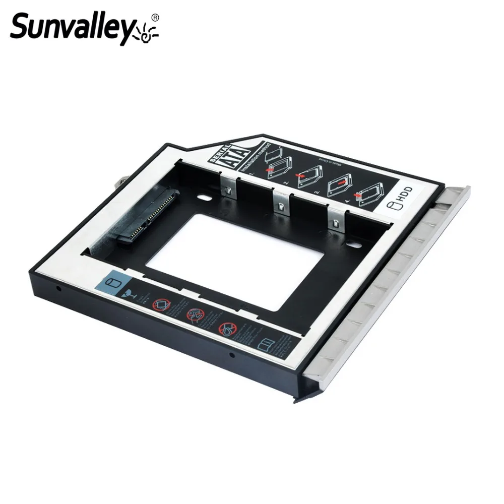 Sunvalley 12 7 мм 2nd HDD Caddy SATA к eобмен Hrad диск Корпус для HP 8460P | Компьютеры и офис