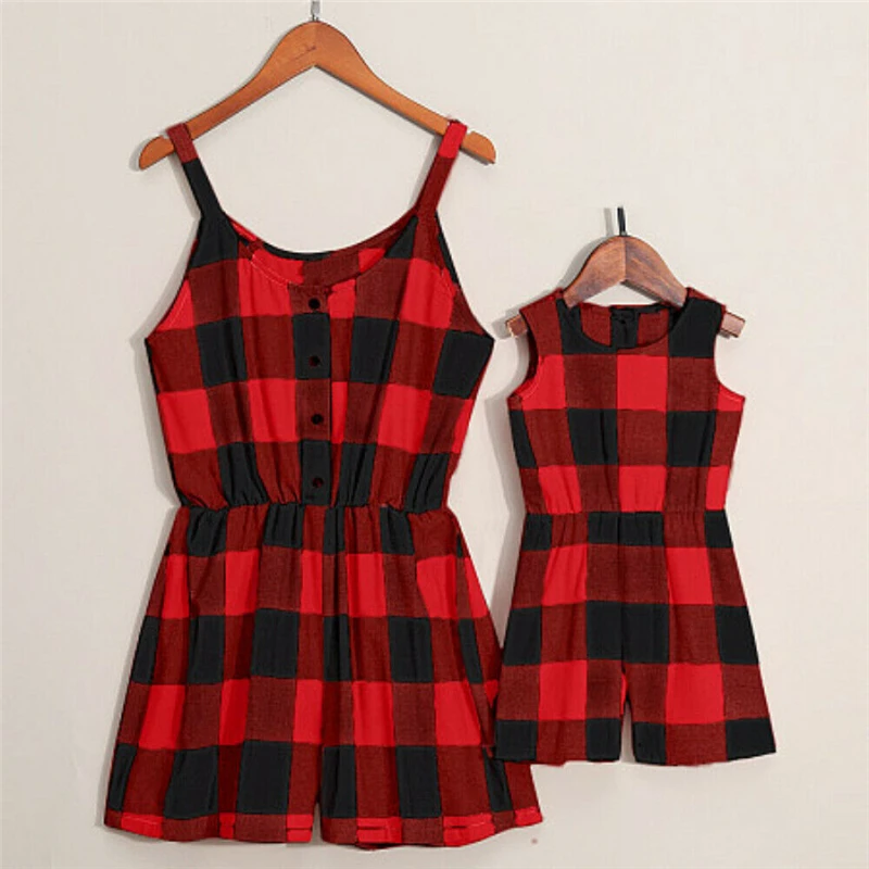 Mother Daughter Clothes Summer Family Romper Plaid Matching Jumpsuit Baby Girls Clothes Mommy And Daughter Matching Clothes
Mother Daughter Clothes Summer Family Romper Plaid Matching Jumpsuit Baby Girls Clothes Mommy And Daughter Matching Clothes