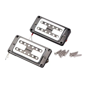 2Pcs Guitar Double Coil Humbucker Pickups Set For Electric Guitar Parts White With Black Frame
2Pcs Guitar Double Coil Humbucker Pickups Set For Electric Guitar Parts White With Black Frame