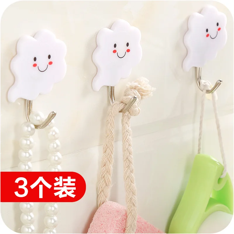 3Pcs White Cloud Style Sticky Hooks Wall-Mounted Suction Cup Key Clothes Organizer Holder Decorate Wall Door Strong Rack Hooks
3Pcs White Cloud Style Sticky Hooks Wall-Mounted Suction Cup Key Clothes Organizer Holder Decorate Wall Door Strong Rack Hooks