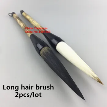 2pcs/lot Long Hair Chinese Calligraphy Brush Chinese Painting Brush Pen Chinese Ink Brush Writing Brush Pen Mo Bi Bear Hair
2pcs/lot Long Hair Chinese Calligraphy Brush Chinese Painting Brush Pen Chinese Ink Brush Writing Brush Pen Mo Bi Bear Hair