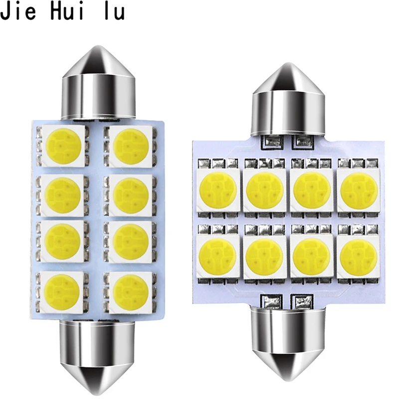 White 31MM 36MM 39MM 41MM 8 SMD 5050 Parking Tail LED Car Led C5W C10W Interior Festoon Dome Light Reading Lamp Door Bulb
White 31MM 36MM 39MM 41MM 8 SMD 5050 Parking Tail LED Car Led C5W C10W Interior Festoon Dome Light Reading Lamp Door Bulb