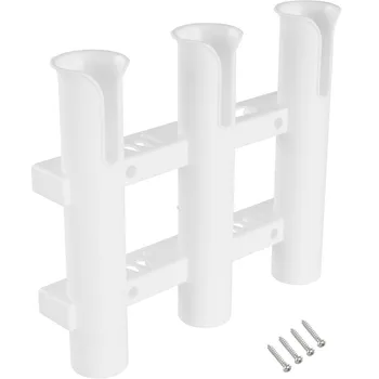 Yacht Durable Plastic Boat Fishing Rod Holder 3 Tubes For Marine Boats Fishing Socket Mount Bracket Rack White
Yacht Durable Plastic Boat Fishing Rod Holder 3 Tubes For Marine Boats Fishing Socket Mount Bracket Rack White