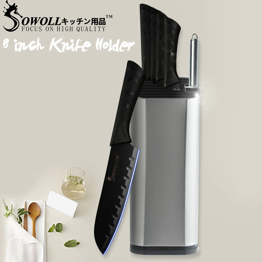 XYj Stainless Steel 8" Kitchen Knife Stand Tool Holder Multifunctional Tool Holder Knife Block Sooktops Tube Shelf Chromophous
XYj Stainless Steel 8" Kitchen Knife Stand Tool Holder Multifunctional Tool Holder Knife Block Sooktops Tube Shelf Chromophous