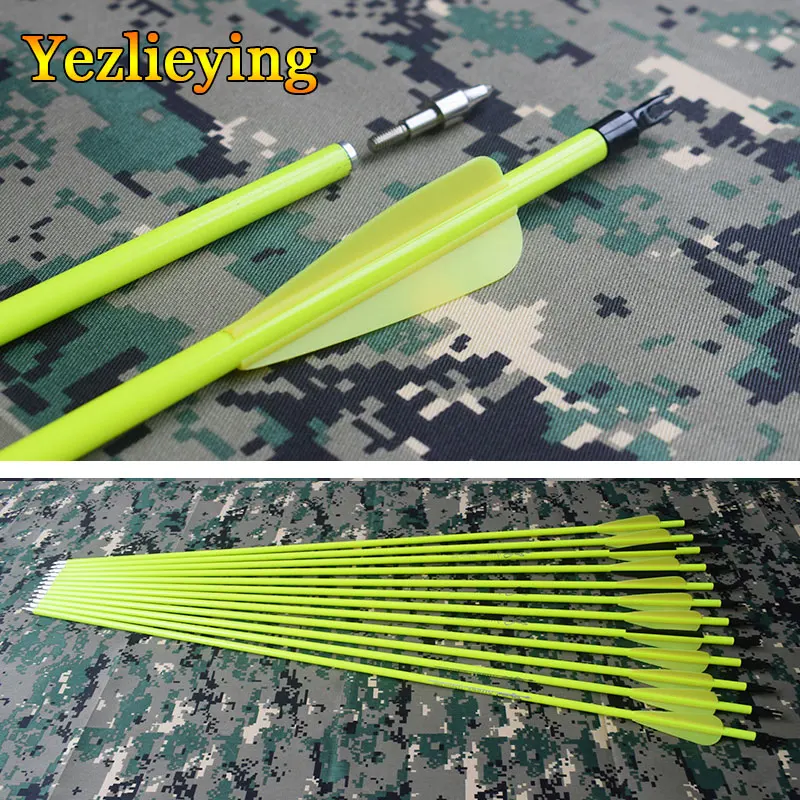 6/12/24pcs Hunting Arrow Archery Composite Bow Yellow shaft Carbon Arrow Replaceable Arrow 30 Inches ID7.6mm Vanes
6/12/24pcs Hunting Arrow Archery Composite Bow Yellow shaft Carbon Arrow Replaceable Arrow 30 Inches ID7.6mm Vanes