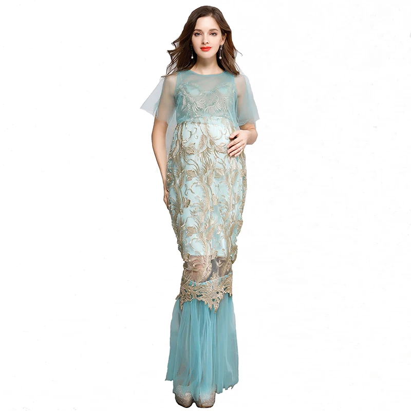 Elegant Embroidery Mesh Palace Princess Dress for Pregnancy O-Neck Long Maternity Photography Prop Mommy Studio Shooting Clothes
Elegant Embroidery Mesh Palace Princess Dress for Pregnancy O-Neck Long Maternity Photography Prop Mommy Studio Shooting Clothes