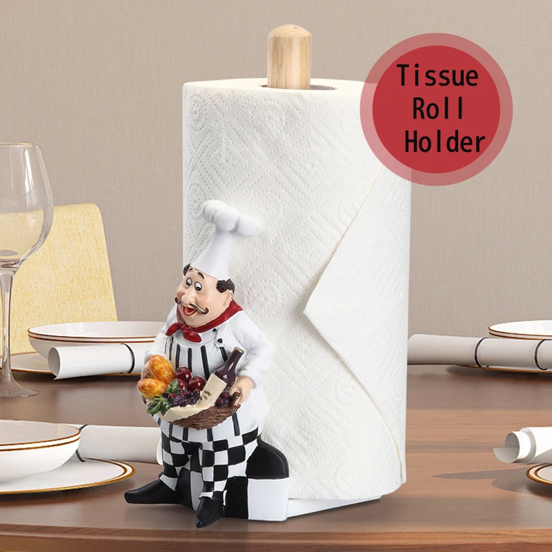 Home Decoration Art Crafts Kitchen Seat Type Paper Tissue Rolls Holder Box Dinning Room Chef Human Resin Tissue Canister
Home Decoration Art Crafts Kitchen Seat Type Paper Tissue Rolls Holder Box Dinning Room Chef Human Resin Tissue Canister
