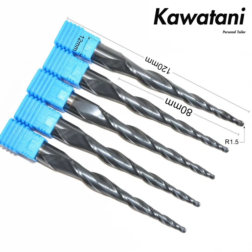 D12*R1.5*80C*120L-CNC TIALN solid carbide end mill,woodworking router bit,taper ball nose milling cutter,spherical cone bit
D12*R1.5*80C*120L-CNC TIALN solid carbide end mill,woodworking router bit,taper ball nose milling cutter,spherical cone bit