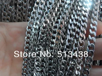 Free ship!50 meters bright finished Stainless Steel 5mm cowboy chain.jewelry finding DIY necklace bracelet in Bulk
Free ship!50 meters bright finished Stainless Steel 5mm cowboy chain.jewelry finding DIY necklace bracelet in Bulk