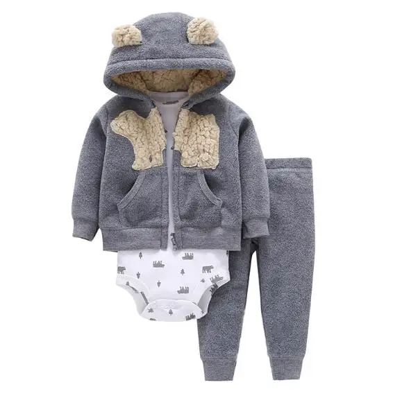 Baby Boys Fashion suits Winter Fleece coat+Romper Infant 3PCS Pant Set Casual Infant Baseball Outfits Baby CLothes SherryChan
Baby Boys Fashion suits Winter Fleece coat+Romper Infant 3PCS Pant Set Casual Infant Baseball Outfits Baby CLothes SherryChan