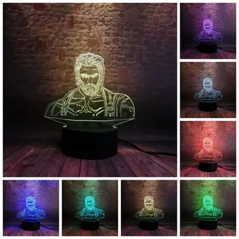 Marvel Avengers Heros Figuras Captain America Model 3D Illusion LED Nightlight 7 Colors Change Light Captain America Figure Toys
Marvel Avengers Heros Figuras Captain America Model 3D Illusion LED Nightlight 7 Colors Change Light Captain America Figure Toys