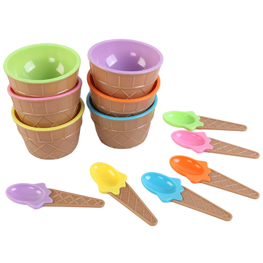 High Quality Kids Cute Ice Cream Bowl Spoon Set Plastic Ice Cream Dessert Cup with Spoon
High Quality Kids Cute Ice Cream Bowl Spoon Set Plastic Ice Cream Dessert Cup with Spoon