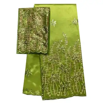 5color selection Sequined African George Lace Fabric With Blouse India Wedding Sequins Laces African Gold Line George Material
5color selection Sequined African George Lace Fabric With Blouse India Wedding Sequins Laces African Gold Line George Material