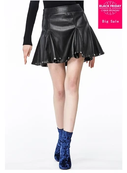 Women vintage high waist beading with pocket leather skirt 2019 autumn and winter fashion pu leather skirts Wj1683 dropship
Women vintage high waist beading with pocket leather skirt 2019 autumn and winter fashion pu leather skirts Wj1683 dropship