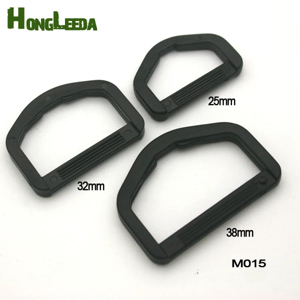 Wholesale 100pcs black KAM adjustable buckles plastic slider D ring luggage webbing straps M015
Wholesale 100pcs black KAM adjustable buckles plastic slider D ring luggage webbing straps M015