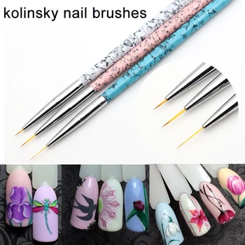 3pcs/Set Fine Professional Paint Brush Set Liner Pens Metal Handle Polish Painting Drawing Kolinsky Nail Art Brushes Nail Tools
3pcs/Set Fine Professional Paint Brush Set Liner Pens Metal Handle Polish Painting Drawing Kolinsky Nail Art Brushes Nail Tools