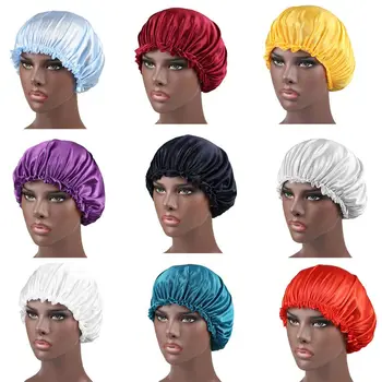16 Colors Women Imitation Silk Bonnet Satin Sleep Cap Adjustable Stretch Plain Solid Color Head Wrap Cover Hair Loss Chemo Hat
16 Colors Women Imitation Silk Bonnet Satin Sleep Cap Adjustable Stretch Plain Solid Color Head Wrap Cover Hair Loss Chemo Hat
