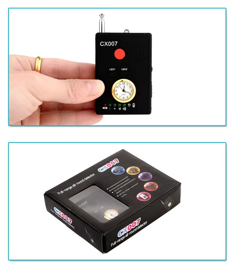 CX007 detector detection anti-sneak shot anti-listening eavesdropping detector wireless GPS mobile phone signal detector
CX007 detector detection anti-sneak shot anti-listening eavesdropping detector wireless GPS mobile phone signal detector