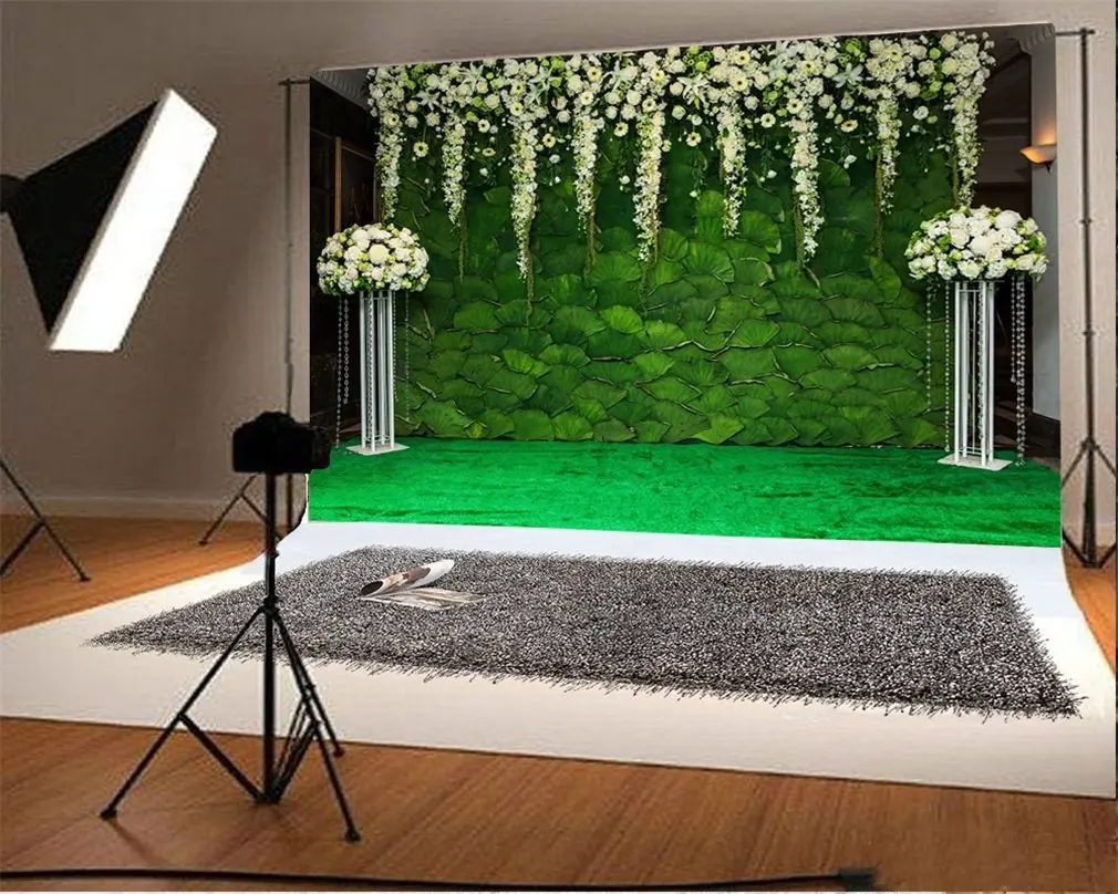 Photography Backdrop Blooming Flowers Vine 3d Abstract Lotus Leaf Curtain Green Carpet Interior Photo Background Party
Photography Backdrop Blooming Flowers Vine 3d Abstract Lotus Leaf Curtain Green Carpet Interior Photo Background Party