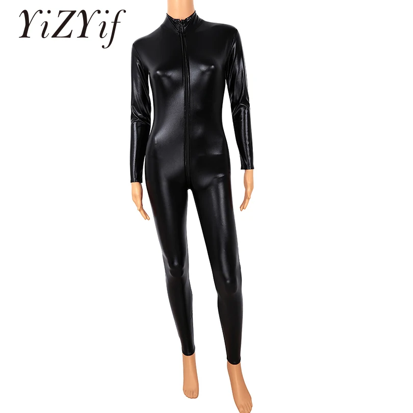YiZYiF Zentai Costumes Sexy Women Full Body Cosplay Clothes Skin Suit Catsuit Adult Bodysuit Patent Leather Open Crotch & Chest
YiZYiF Zentai Costumes Sexy Women Full Body Cosplay Clothes Skin Suit Catsuit Adult Bodysuit Patent Leather Open Crotch & Chest