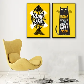 Abstract Fish and Cat Wall Art A4 Posters and Prints Nordic Wall Pictures For Living Room Wall Decoration Canvas Painting
Abstract Fish and Cat Wall Art A4 Posters and Prints Nordic Wall Pictures For Living Room Wall Decoration Canvas Painting