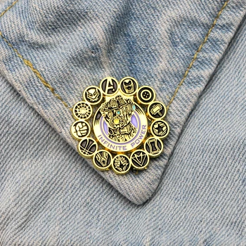 DMLSKY 20pcs/lot Infinite gloves Art Enamel Pins and Brooches Lapel Pin Backpack Bags Badge Clothing Decoration M3366
DMLSKY 20pcs/lot Infinite gloves Art Enamel Pins and Brooches Lapel Pin Backpack Bags Badge Clothing Decoration M3366