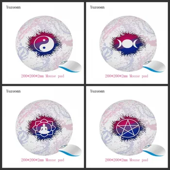 Yuzuoan High Quality 200X200MM Color Star LOGO Round Mouse Pad Office Laptop Rubber Anti-slip Earth Mat Gift Home Game Table Mat 
Yuzuoan High Quality 200X200MM Color Star LOGO Round Mouse Pad Office Laptop Rubber Anti-slip Earth Mat Gift Home Game Table Mat