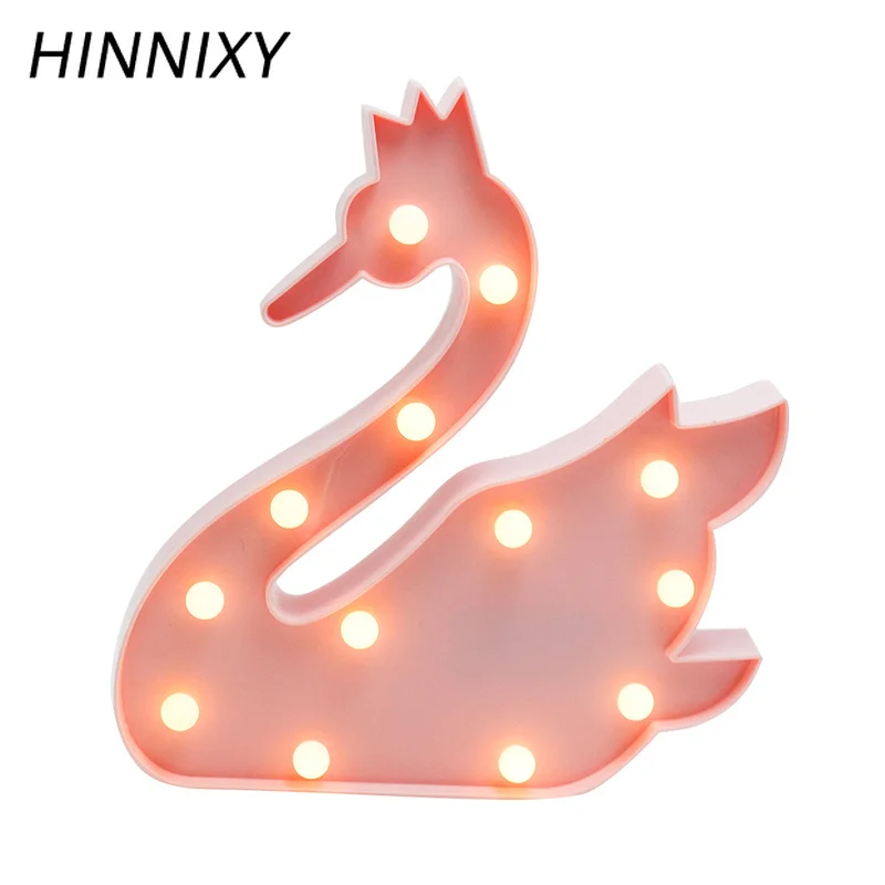 Hinnixy 3D Pink Bird Swan Shape LED Night Lights Novelty Cute Animal Room Decoration Bedside Lamp For Childrens Lighting Fixture
Hinnixy 3D Pink Bird Swan Shape LED Night Lights Novelty Cute Animal Room Decoration Bedside Lamp For Childrens Lighting Fixture