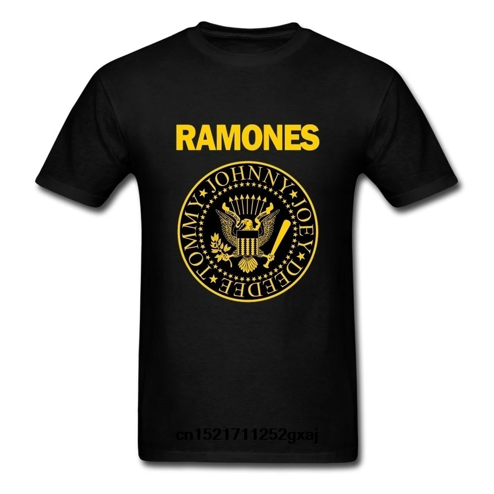Возьмите Для мужчин футболка Популярные Ramones Logo Crewneck рубашка более Размеры fortnite