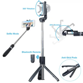 Wireless Bluetooth 3 in 1 Selfie Stick Mini Tripod For iPhone 8 X 7 6s Plus Foldable Handheld Monopod Shutter Remote Extendable
Wireless Bluetooth 3 in 1 Selfie Stick Mini Tripod For iPhone 8 X 7 6s Plus Foldable Handheld Monopod Shutter Remote Extendable
