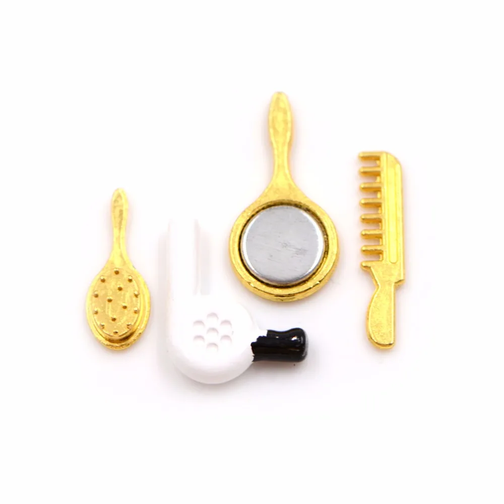 4pcs 1/12 Dollhouse Miniature Bathroom Accessory Plastic Comb Hair Dryer Mirror Model Building Kits Kids Toys
4pcs 1/12 Dollhouse Miniature Bathroom Accessory Plastic Comb Hair Dryer Mirror Model Building Kits Kids Toys